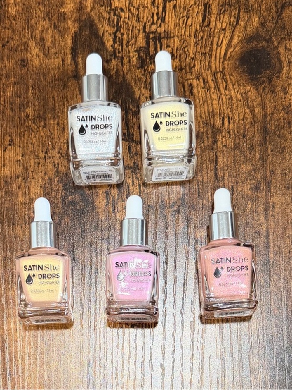 She Makeup Drops Liquid Highlighter — Pink & Peach Shades